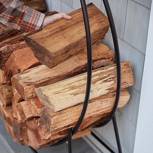 Miniatura 9 de Uniflame, W-1889, acabado negro, 48 pulgadas de diámetro para leña