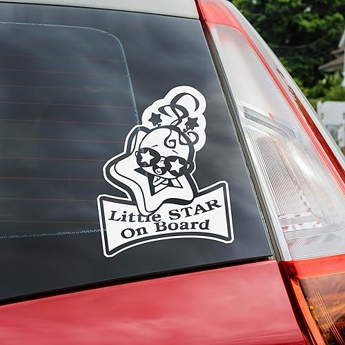 Miniatura 8 de Cartel de bebé a bordo  Divertido adhesivo para automóviles  Mantén a tu pequeño seguro con esta calcomanía de bebé en coche  Adhesivo para