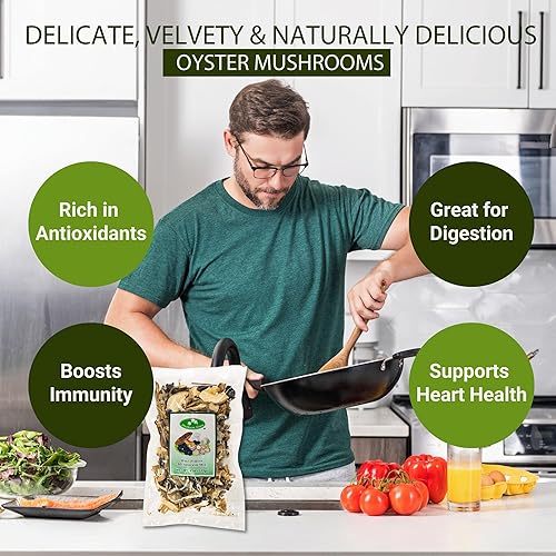 Miniatura 3 de Mushroom House Hongos secos de mezcla de bosque silvestre, 4 onzas