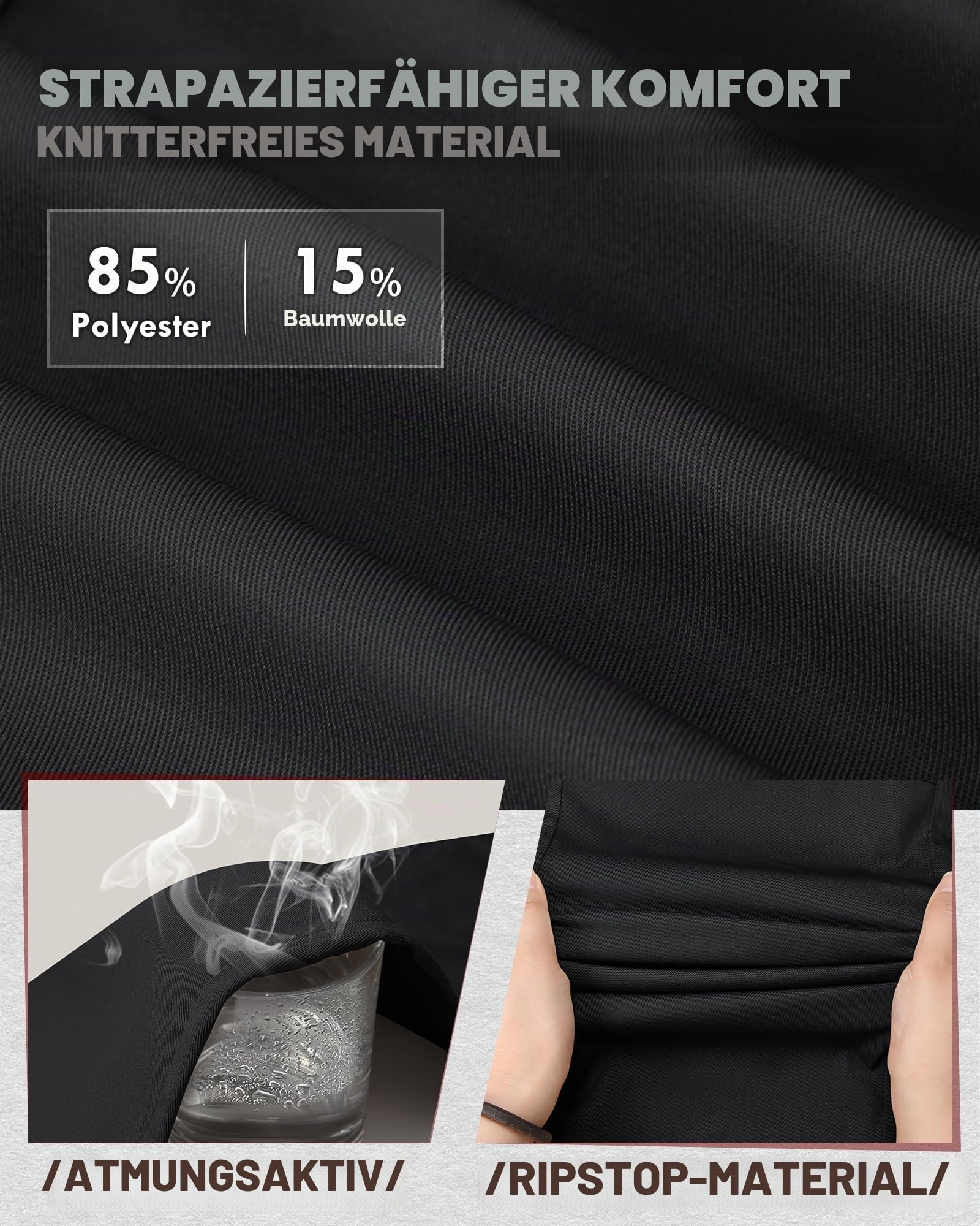 IGOLUMON Arbeitshosen Männer mit 13 Taschen Cargohose Herren Leichte Taktische Hose Herren mit Elastische Taille Verstärkt Abriebfest Gartenhose Hiking Reisen