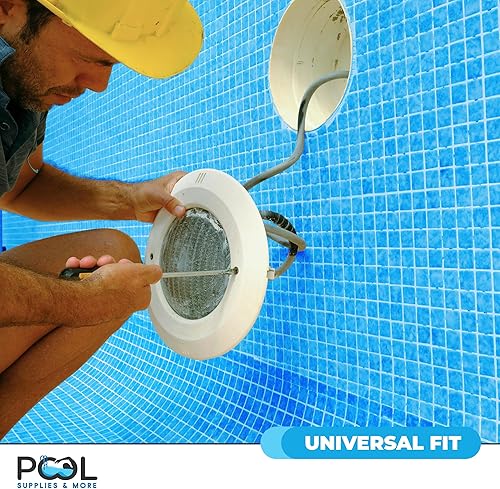 Miniatura 7 de Cuña ligera para piscina – Cuña ligera para piscina fija nicho roto de piscina – Se adapta a la mayoría de accesorios de iluminación de piscina –