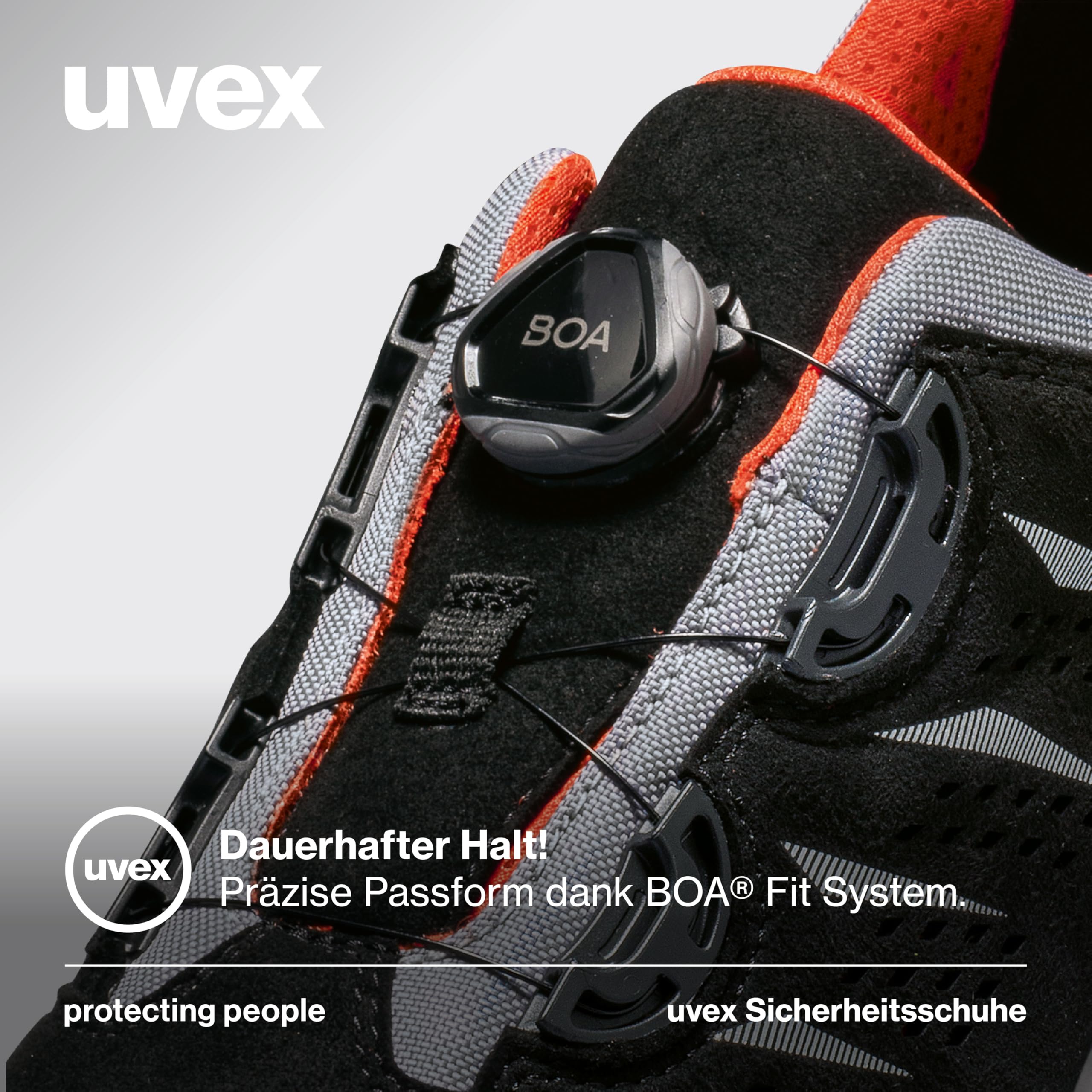 Uvex 2 Trend Boa - Zapatos de Trabajo S1P para Hombre y Mujer - con Puntera de Acero
