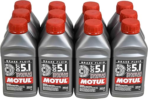 Miniatura 7 de Motul 100951 Líquido de frenos 100% sintético Dot 5.1 16.9 fl oz - Paquete de 4