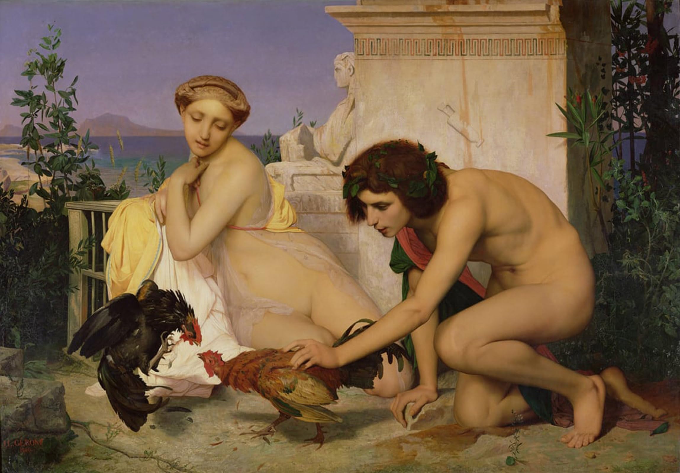 Affiches et Impressions Jeunes Grecs pour un salon élégant - 5