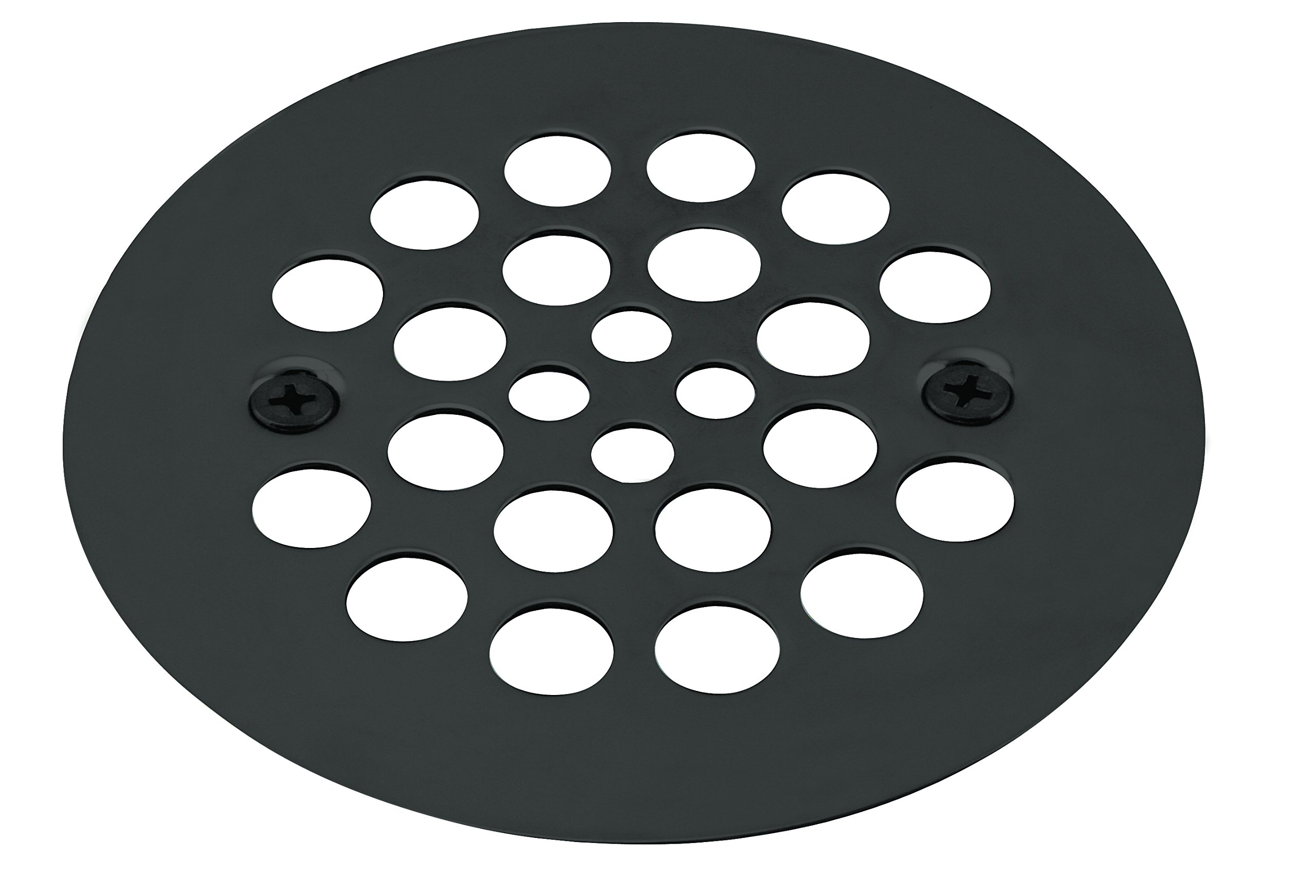 Westbrass 4-1/4" O.D. Shower Strainer Plastic-Oddities Style, Matte Black, D3193-62