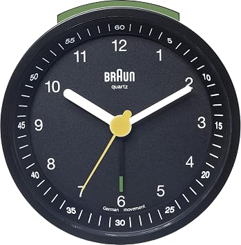Braun alarm clock/chronometer quartz BNC007BKBKQ
