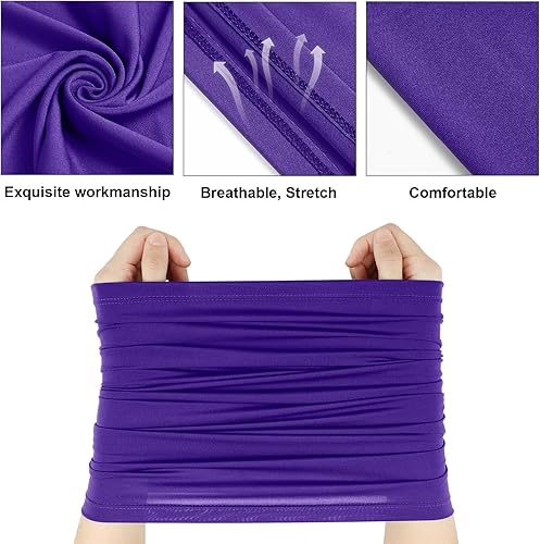 Miniatura 5 de Geyoga 6 piezas de protección UV para el verano, polaina de cuello refrescante, ropa para la cara, polaina para cuello, bufanda, protector solar,
