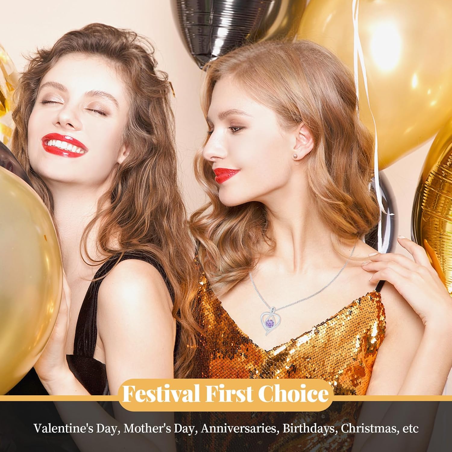 925 Sterling Silver Infinity Heart Necklace for Women, Rhodium Plated Cubic Zirconia Pendant Gift for Girlfriend Wife Mom - Anniversary Valentine's Day Birthday Present with Elegant Gift Box