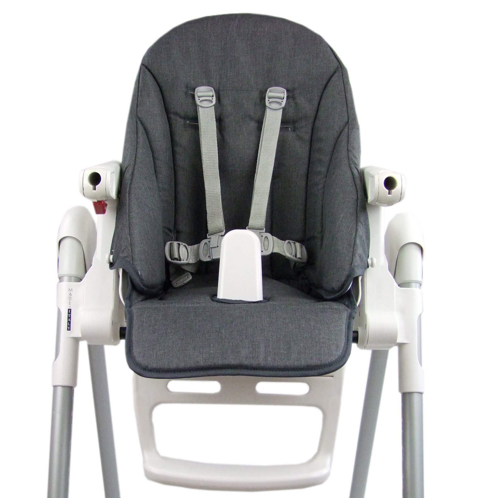 BAMBINIWELT poszewka zastępcza, poduszka do siedzenia, poszewka do Peg Perego Zero3 i Siesta MELIERT (szary melanż) XX