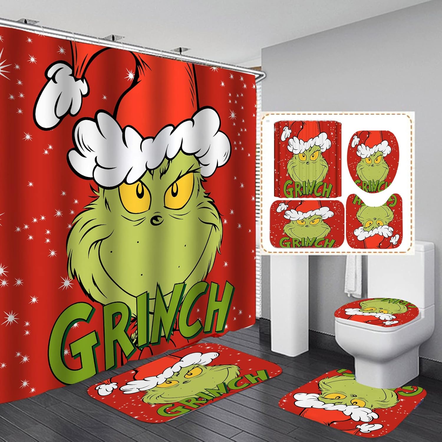 BlitzTrail Christmas The Shower Curtain Bathroom Shower