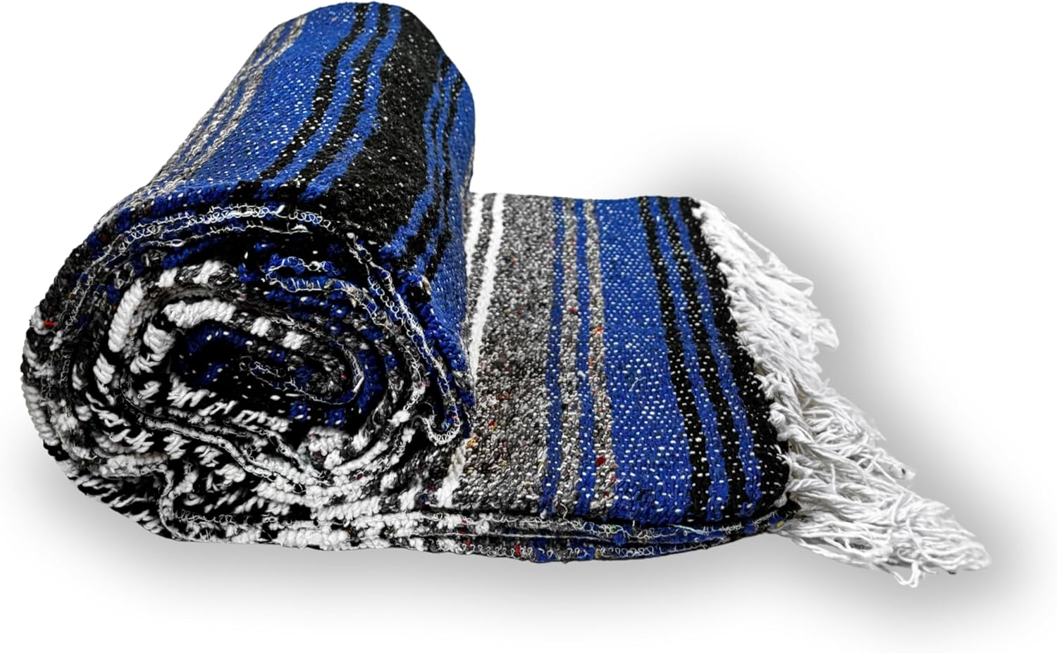 AM Blue Falsa Blanket, Camping, Authentic, Mexican, Comfort