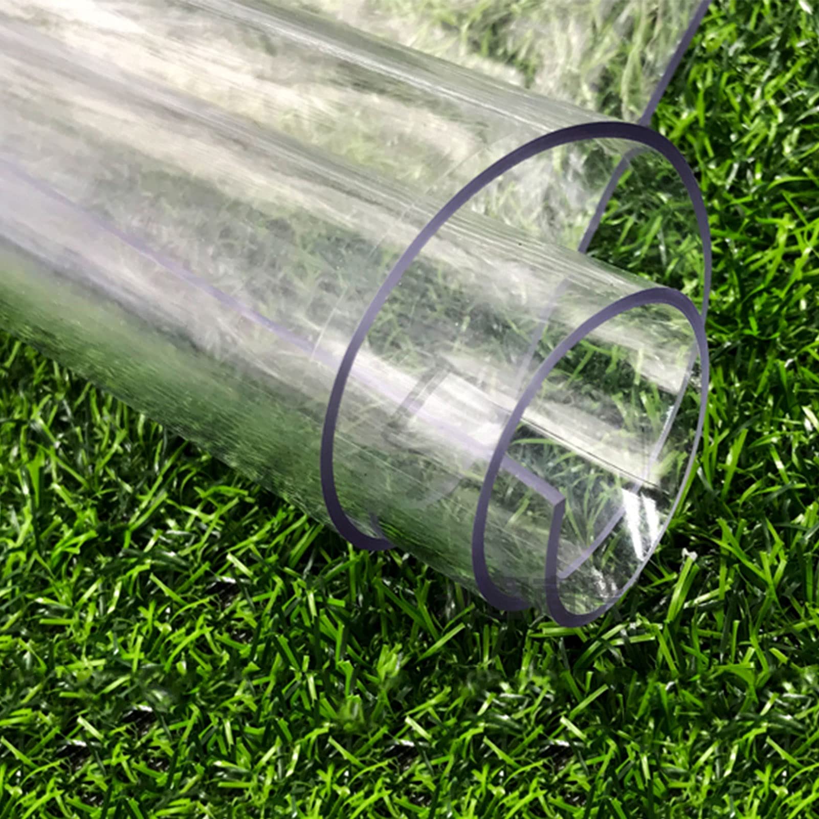 Protezione da tavolo trasparente Tovaglia in plastica Copri scrivania, Cuscinetti protettivi antiscivolo Copri tavolo in vinile rettangolare, Tappetino da scrivania in PVC per foglio da tavolo