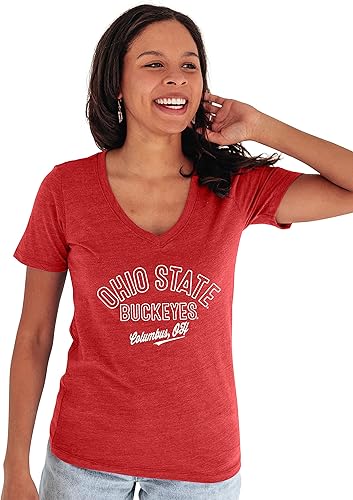Miniatura 19 de Blue 84 NCAA - Camiseta de triple mezcla para mujer