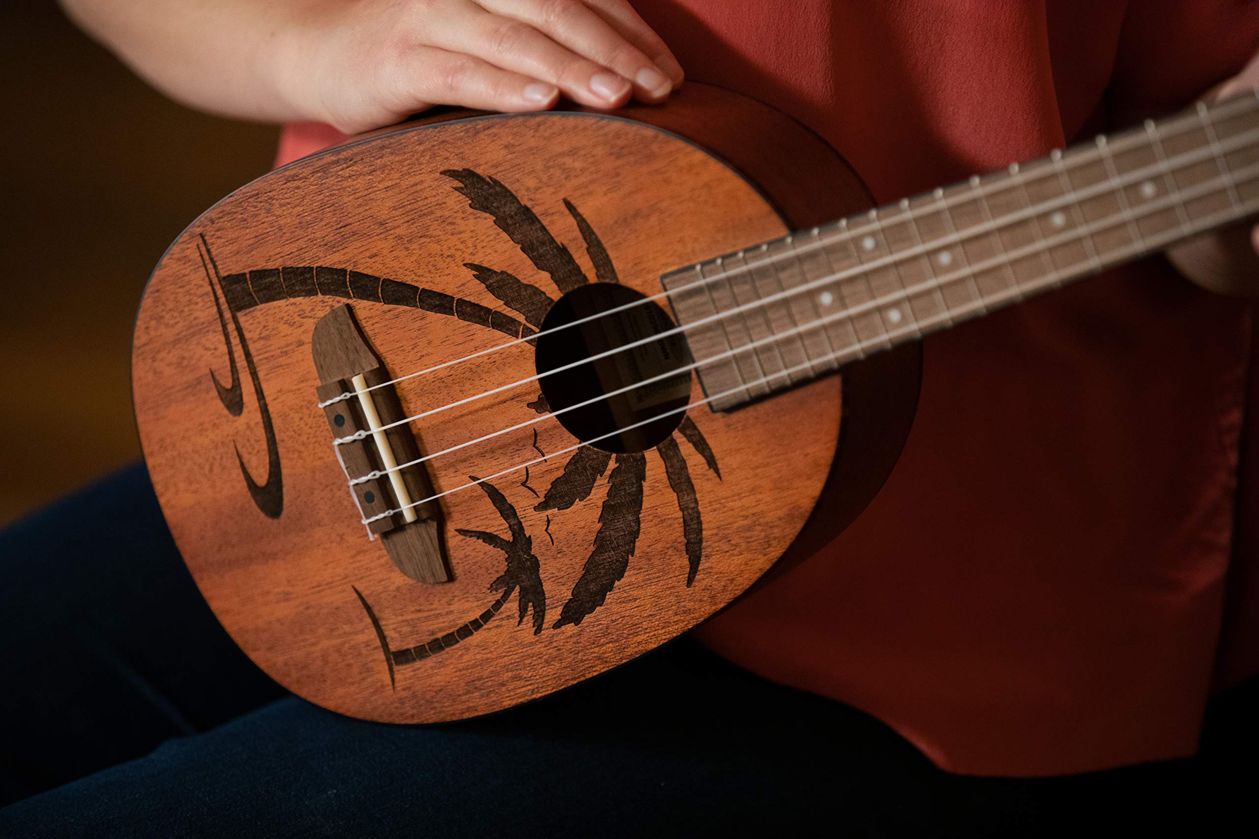 Ortega Guitars Ukulele Concerto Acustico – Bonfire Series – Corpo Ananas – Sapele, Natural (RUPA5MM)
