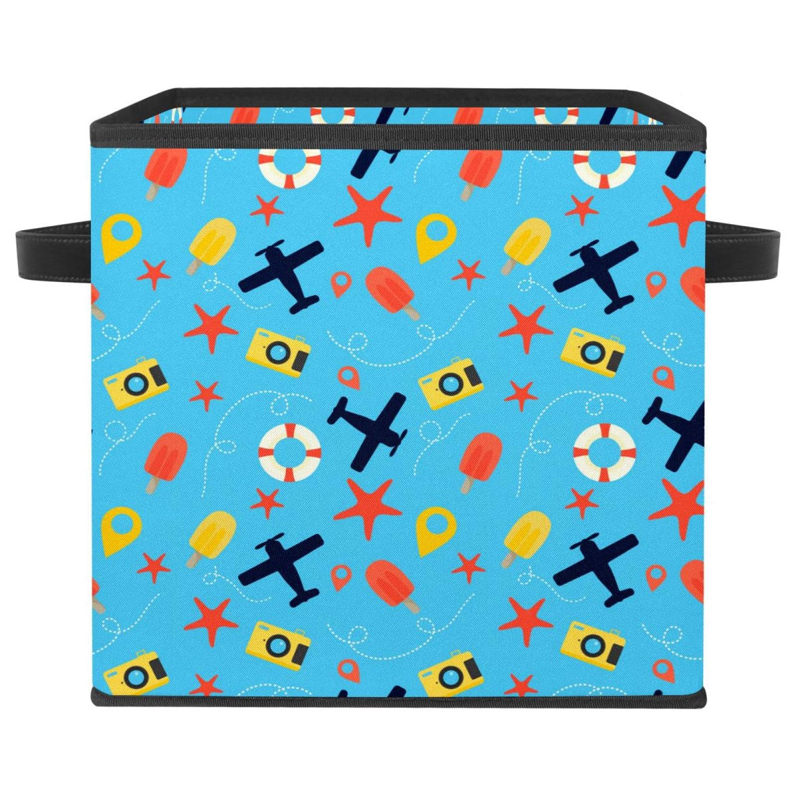 Boîte de rangement pliable en tissu pour placards et vêtements