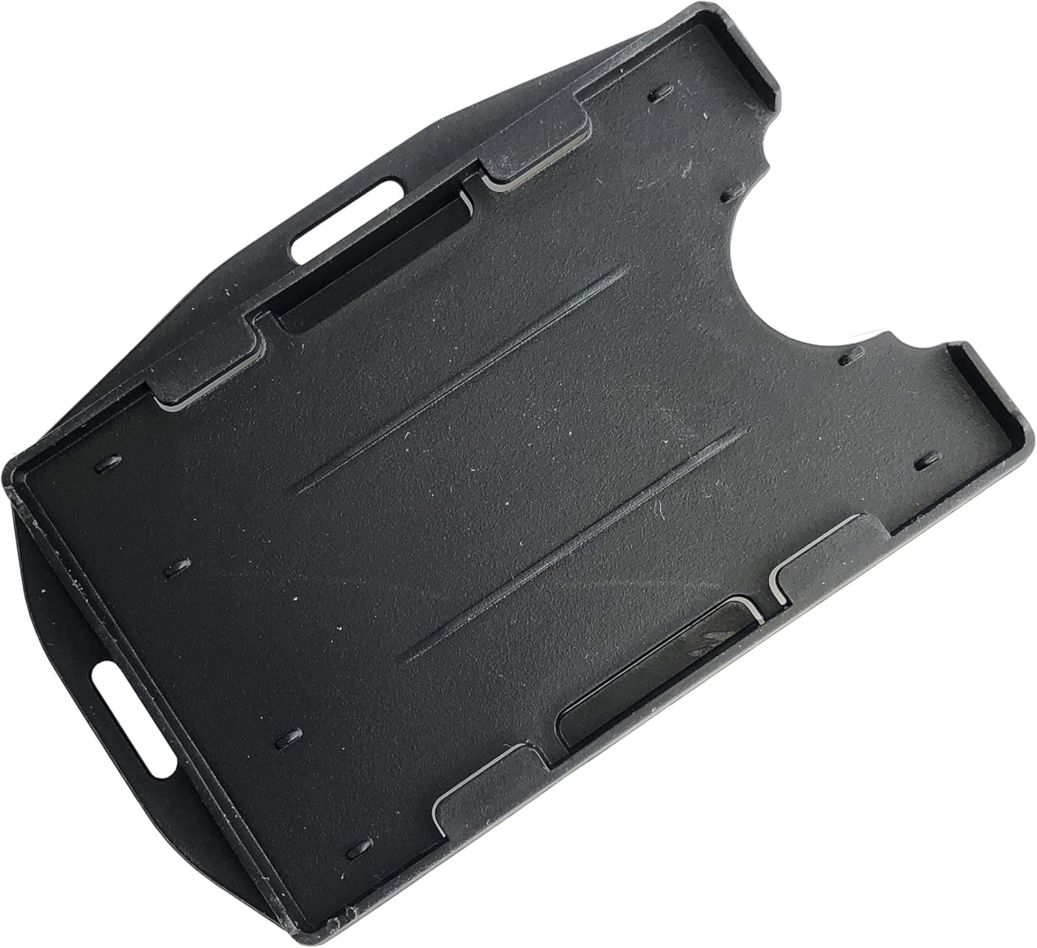 PCL Media ltd® Black Dual Double Sided ID Card Badge Holder (Holders