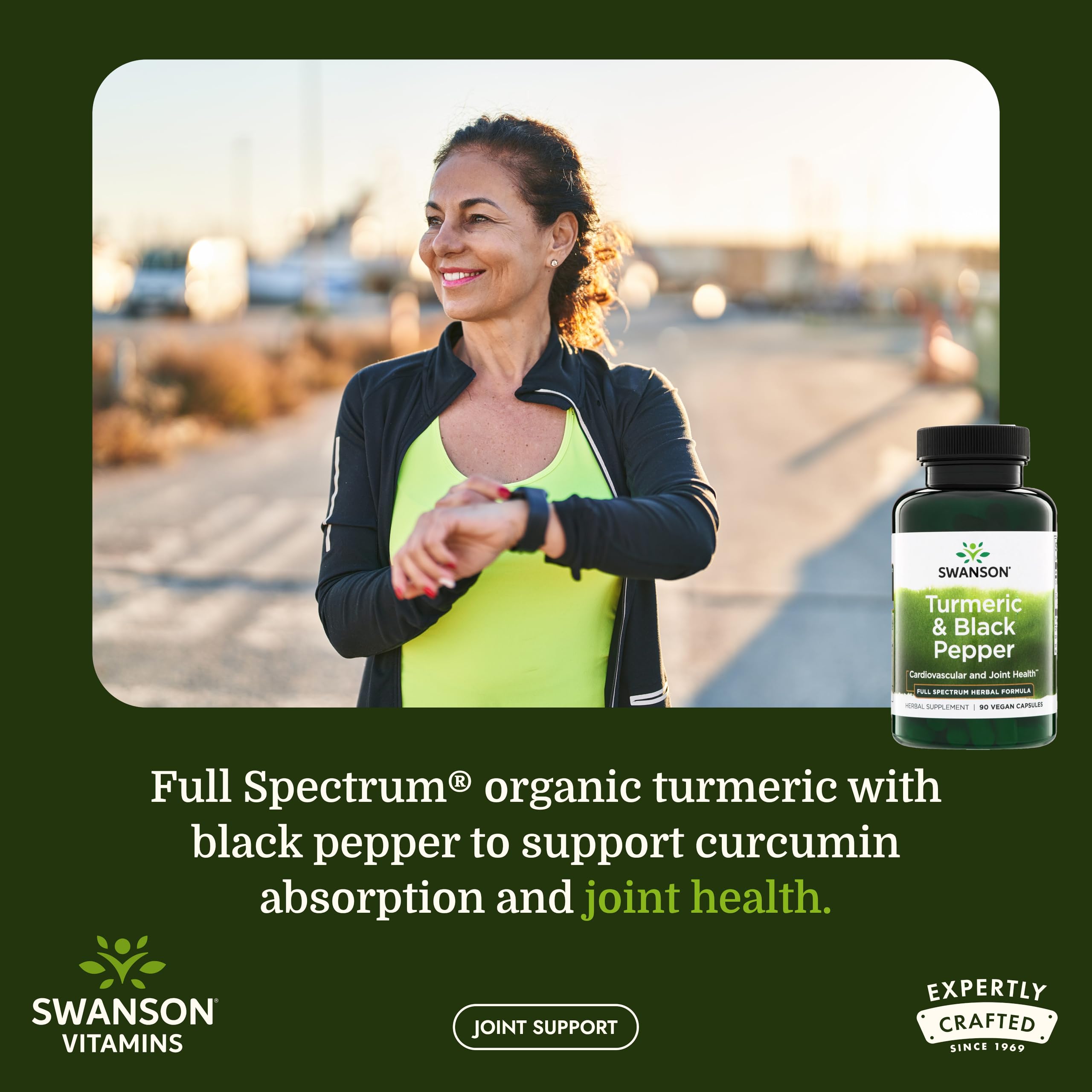 Swanson Premium Turmeric & Black Pepper Antioxidant Supplement, 90 Veg Caps — Amazon image 2