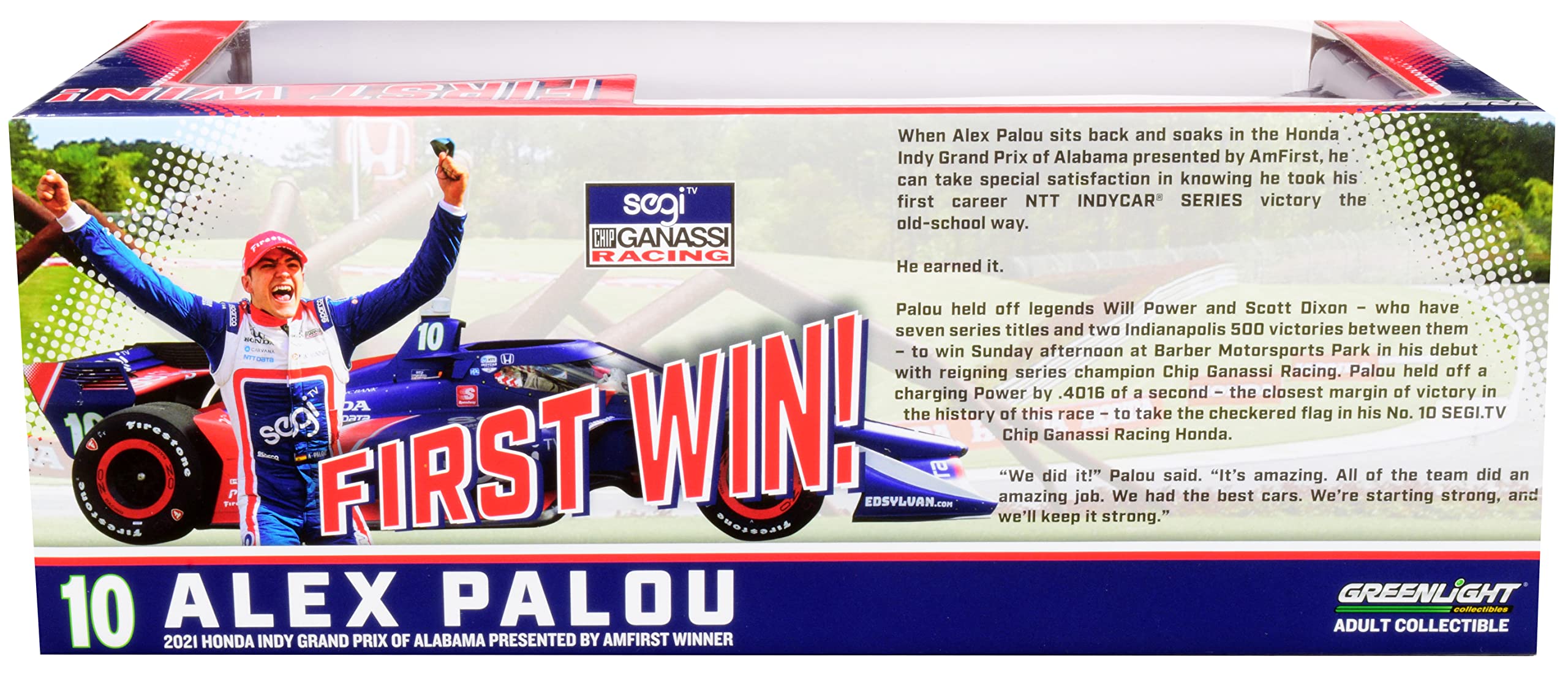 Dallara IndyCar #10 Alex Palou (Road Course Configuration) Indy 