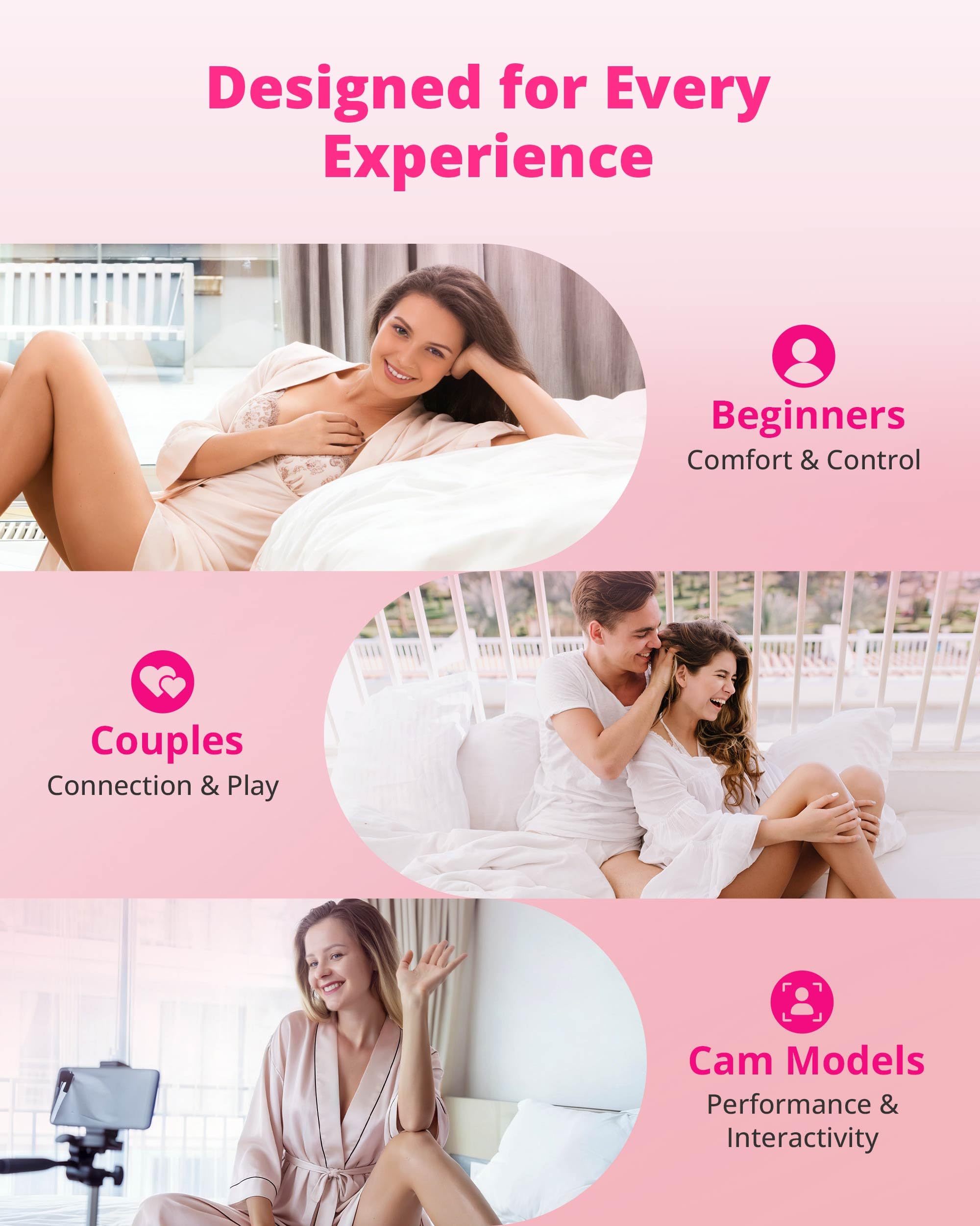 LOVENSE Lush Anal Vibrating Butt Plug Sex Toys, App Controlled Vibrator with LED Light, Small Anal Plug Adult Sex Toys & Games for Men Women Couples, Beginners-Friendly, Waterproof, Rose