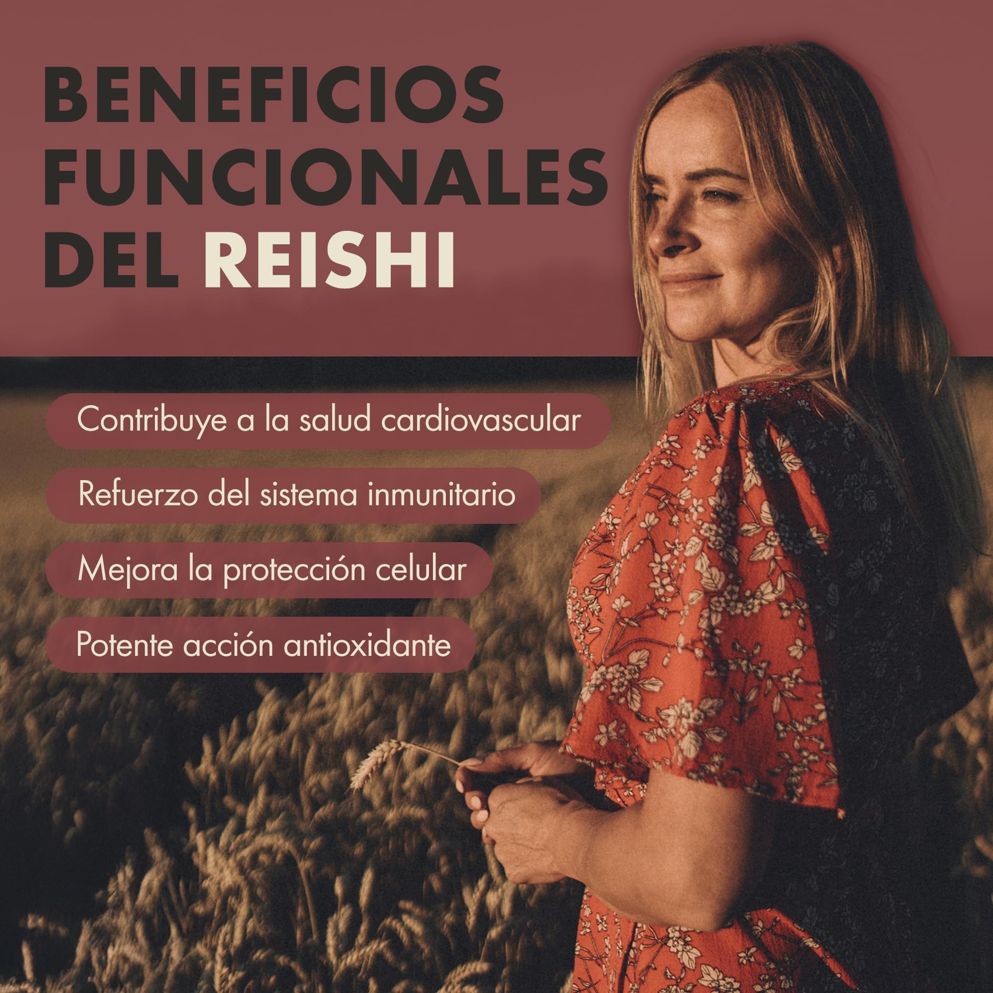 Incite Nutrition Reishi + Licopeno Complex – 60 cápsulas veganas | Apoyo inmunitario y antioxidante | Polvo de reishi (Ganoderma lucidum) y licopeno al 10% | Sin conservantes