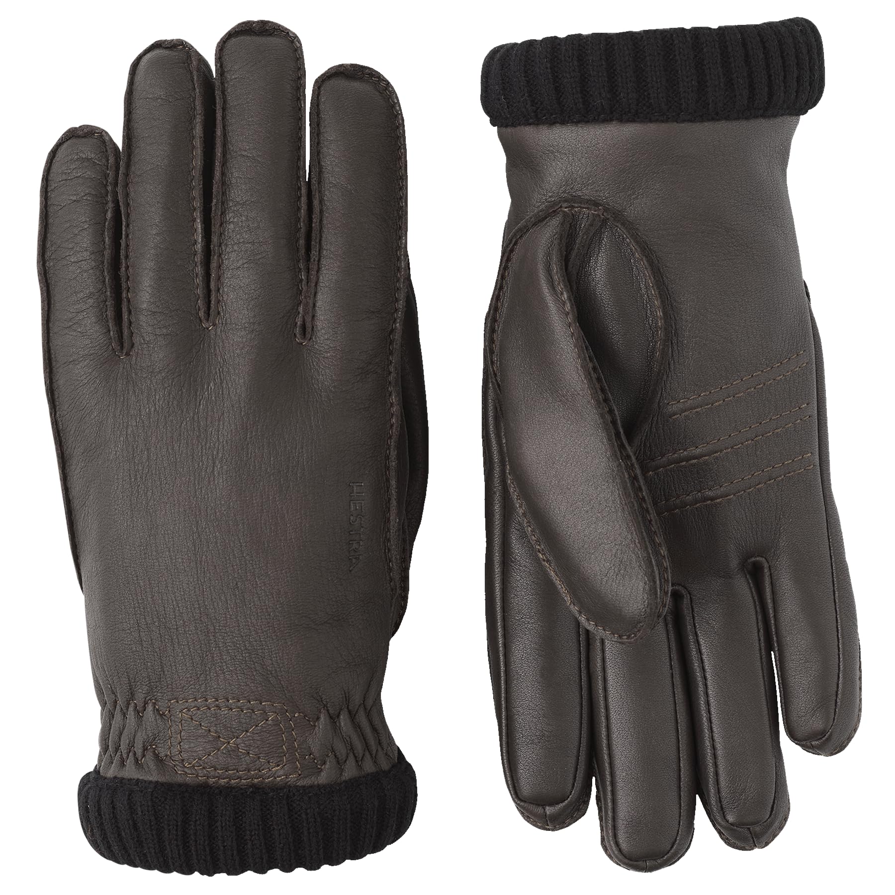 Hestra Guanti Deerskin Primaloft Rib Uomo - a dita con fodera Inverno autunno/inverno