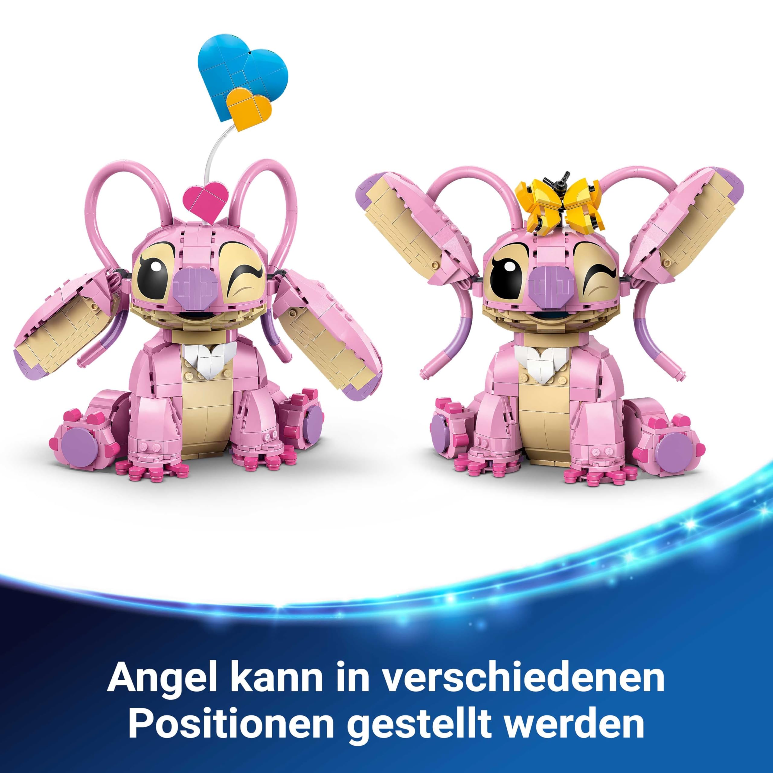 LEGO Angel (43257) - Angel Lego Stitch Figur zum Bauen, inkl. bedruckter Fliese, Neuheit 2025