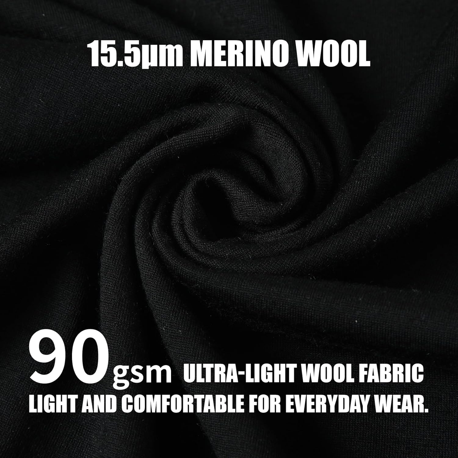 Merino Wool Base Layer Women - 15.5 Micron Merino Long Sleeve Thermal Shirt