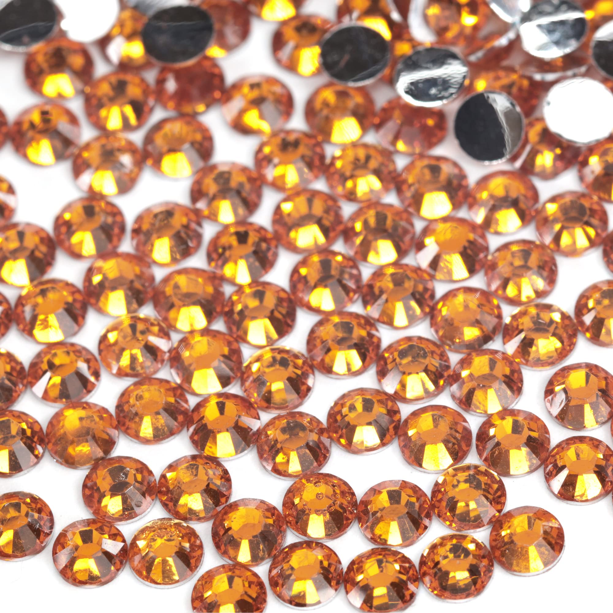 250pcs 6mm Flat Back Non-Stick Rhinestone Crystal Diamantes Nail Art & Craft Scrapbooking Embellishments 90 Available Colours (6mm, AB Clear #A13) — view 65
