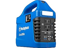 194Wh 300 Peak Watt Portable Power Station & Solar Generator