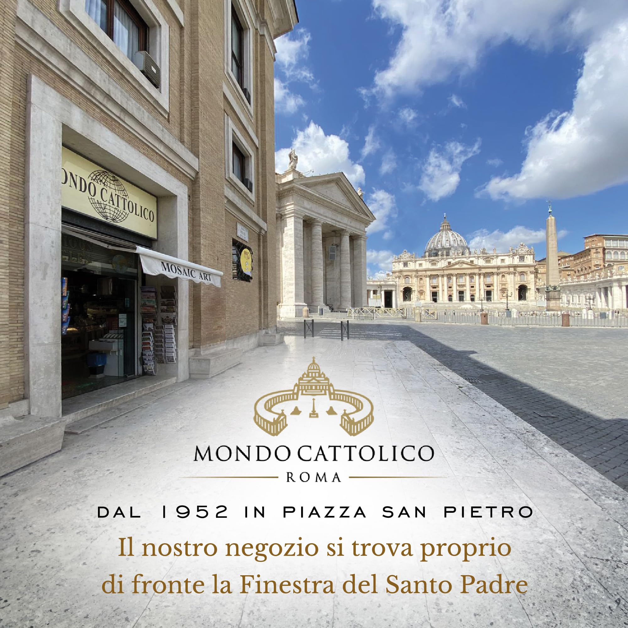 Rosario cattolico in legno di Ulivo con catenina in ottone per Cresima