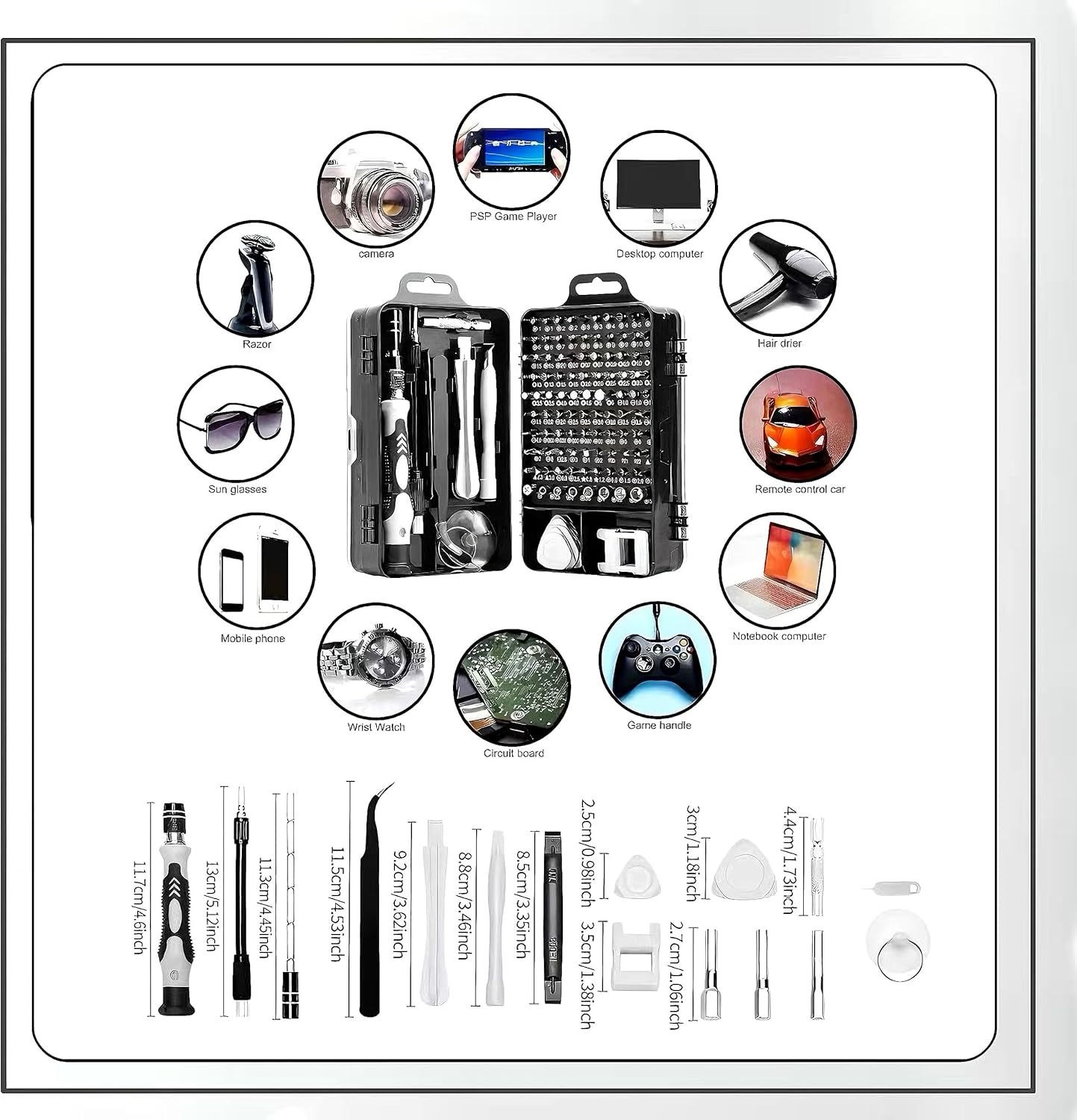 3D Printer Tools Kit,214 PCS 3D Printing Accessory Tools Kit with Password Lock Storage Bag,3D Printer Accessory Including Removing Tools,Cleaning Tools,Preprocessing Tools,Finishing Tools