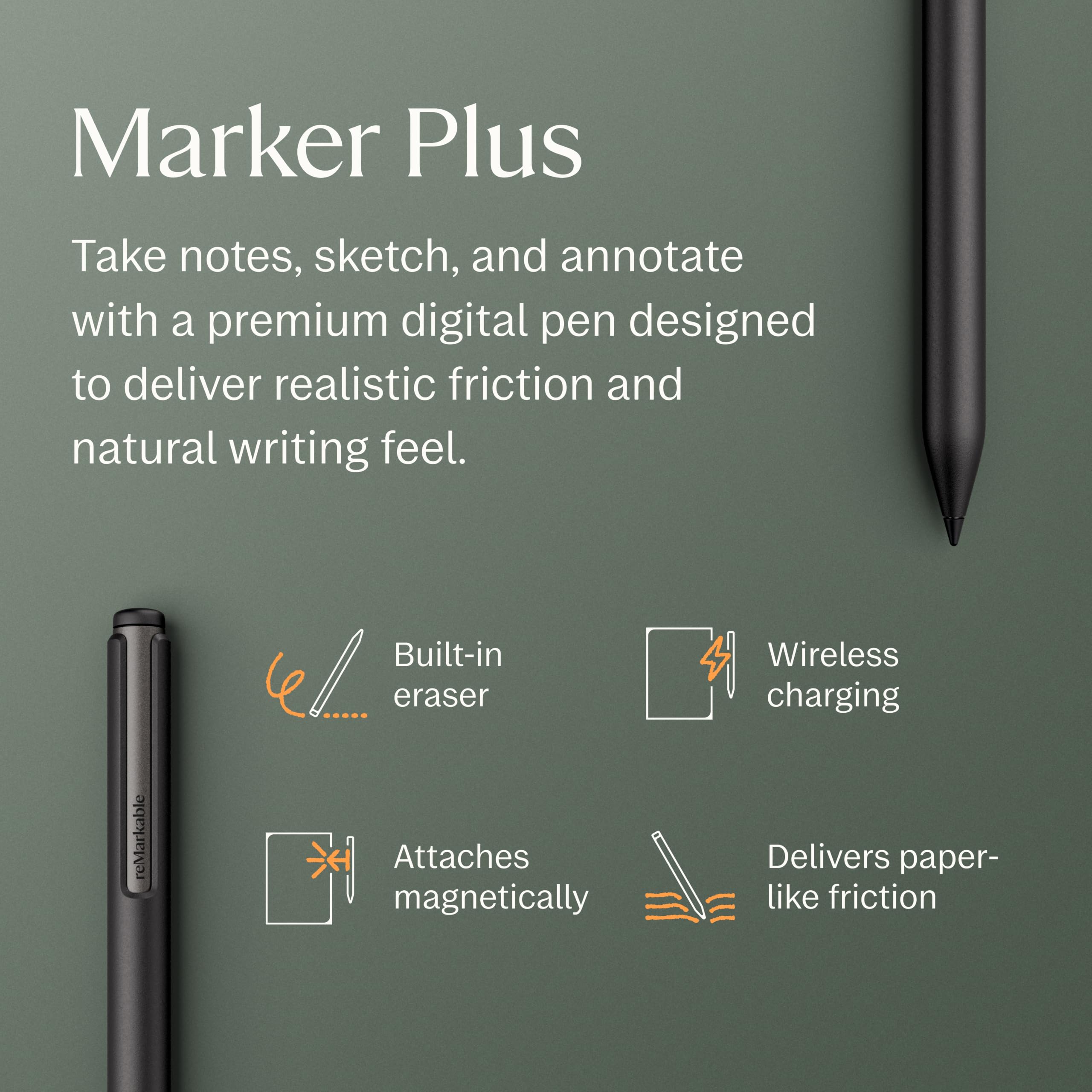 reMarkable Paper Pro Bundle Includes 11.8'' Paper Tablet and Marker Plus Pen with Eraser Gray — Amazon image 10