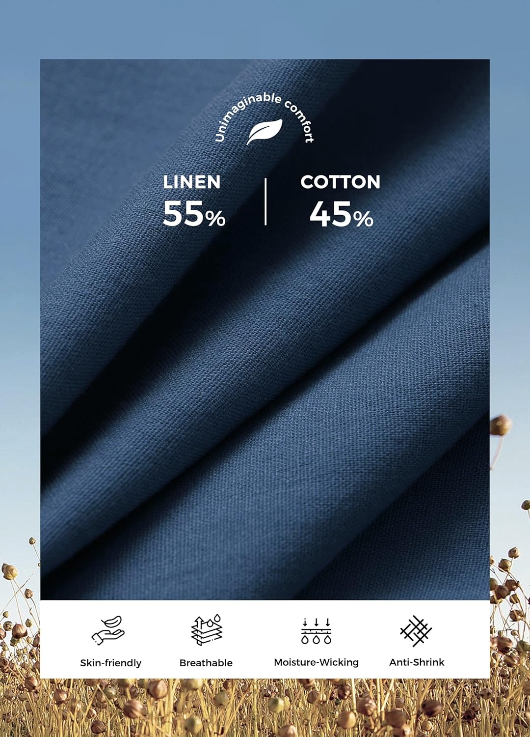 Willit Women's Linen Shorts Casual Summer Shorts High Waisted Comfy Pull On Shorts with Pockets 4" - Image 4