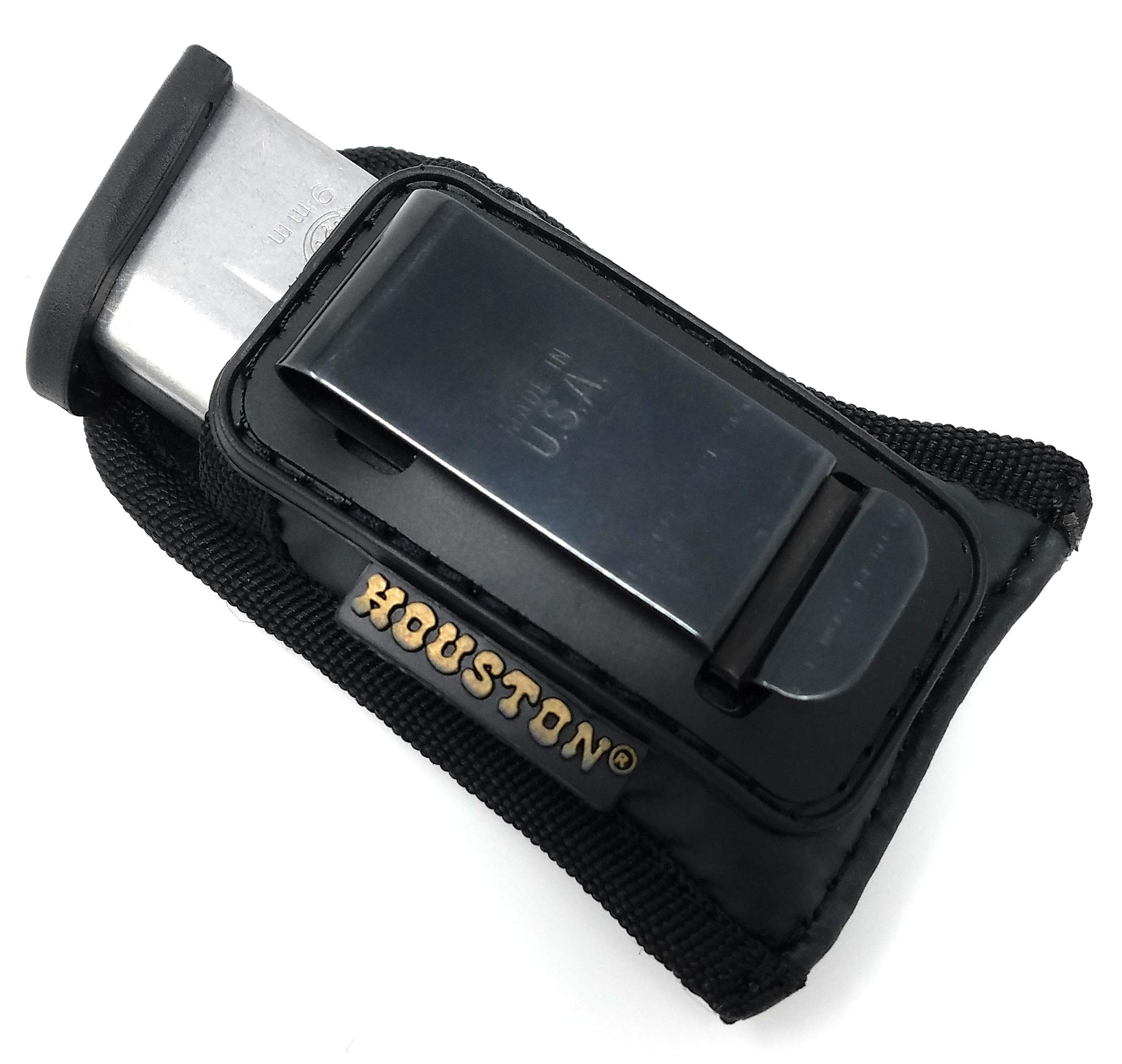 Concealment Magazine & Multi Use Holster IWB Clip Fits Most Single Stack 9mm. Shield, Xds, Glock 43 (CHMP4)