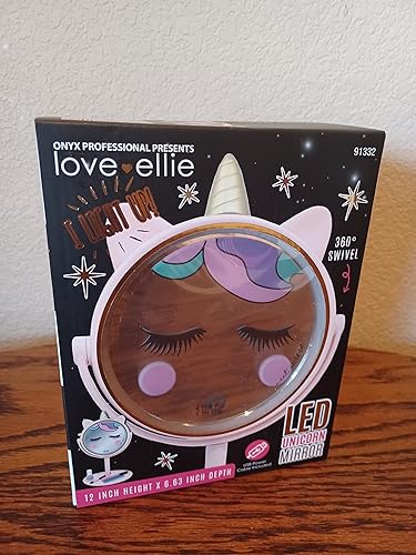 Love Ellie Espejo giratorio LED