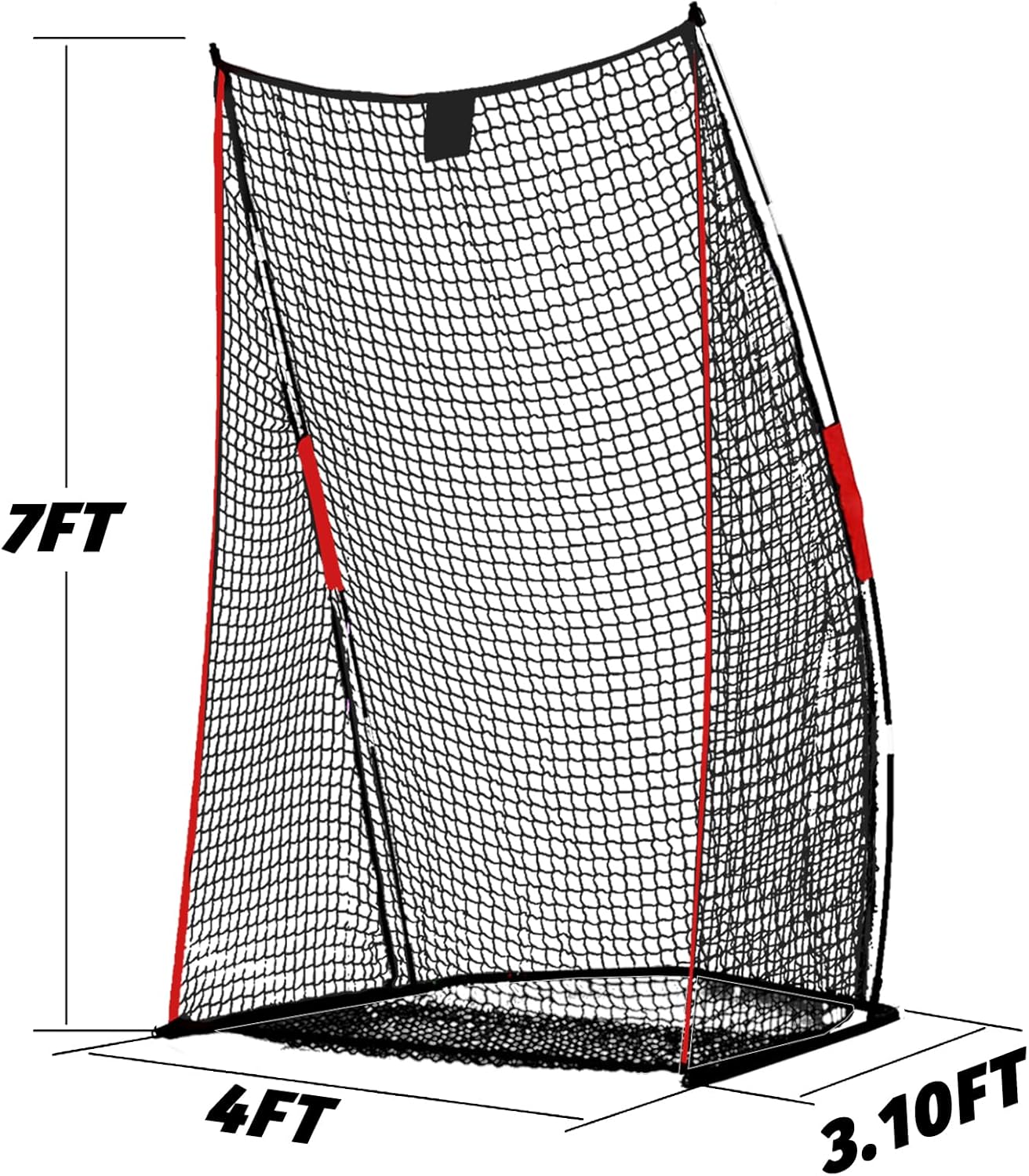 Football Kicking Net - 4x7FT Portable Rugby Lightweight Quarterback Target Toss Throwing Practice Training Game for Outdoor Indoor Backyard Sports Field Teens Adults Practice Gifts