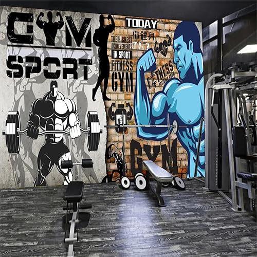 Vista 43 de Murales de pared de tamaño personalizado, gimnasio de culturismo Gorilla Fitness, murales de pared autoadhesivos extraíbles para despegar y pegar