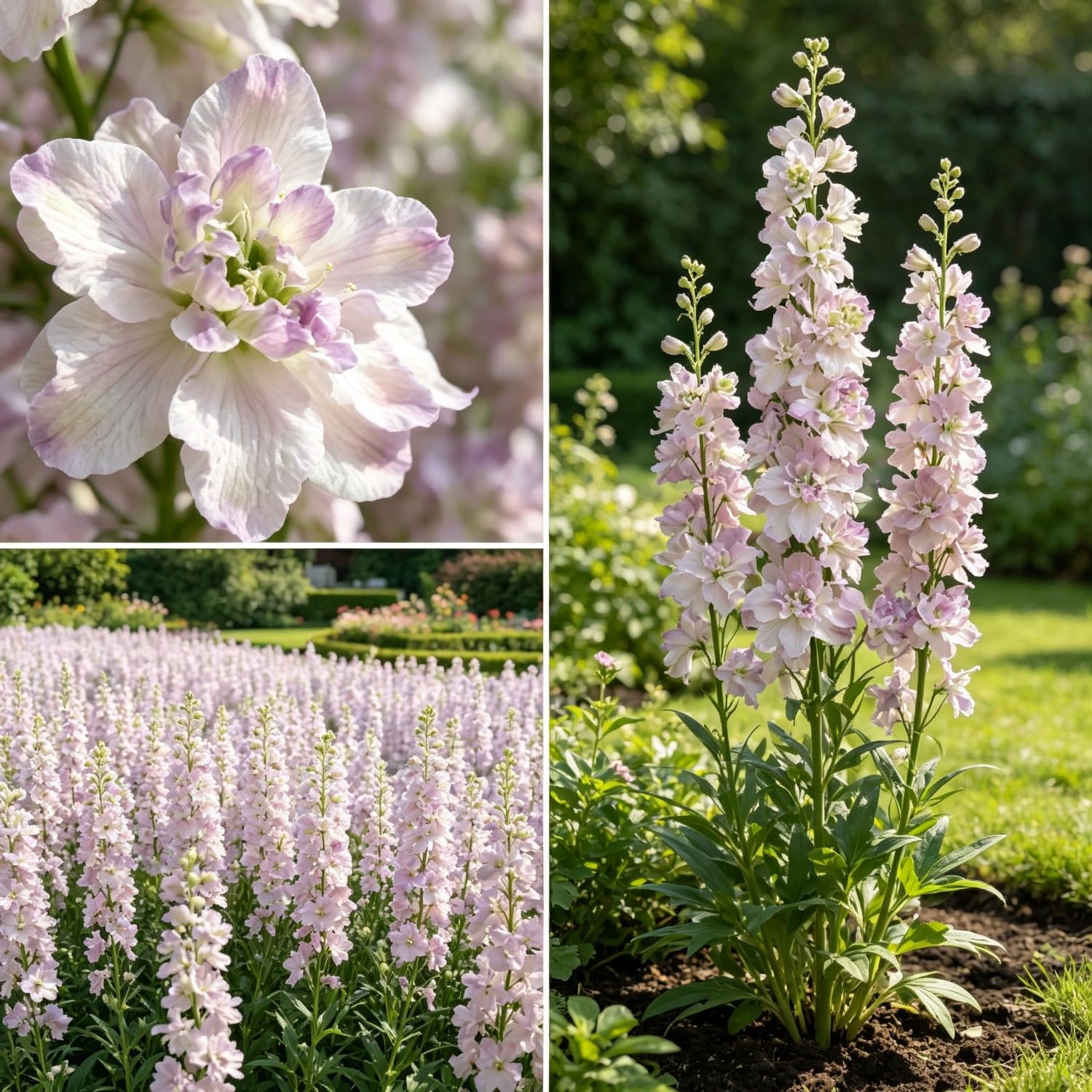Delphinium（Larkspur） Seeds –Hardy,Perennial,Vibrant Floral Display Garden