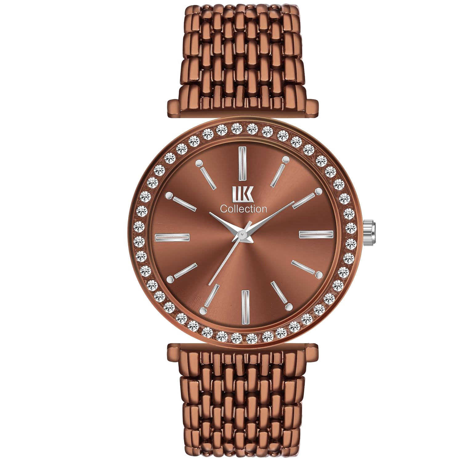 IIK COLLECTION Watches for Women Round Diamond Studded Dial Girls... IIK COLLECTION Watches for Women Round Diamond Studded Dial Girls...