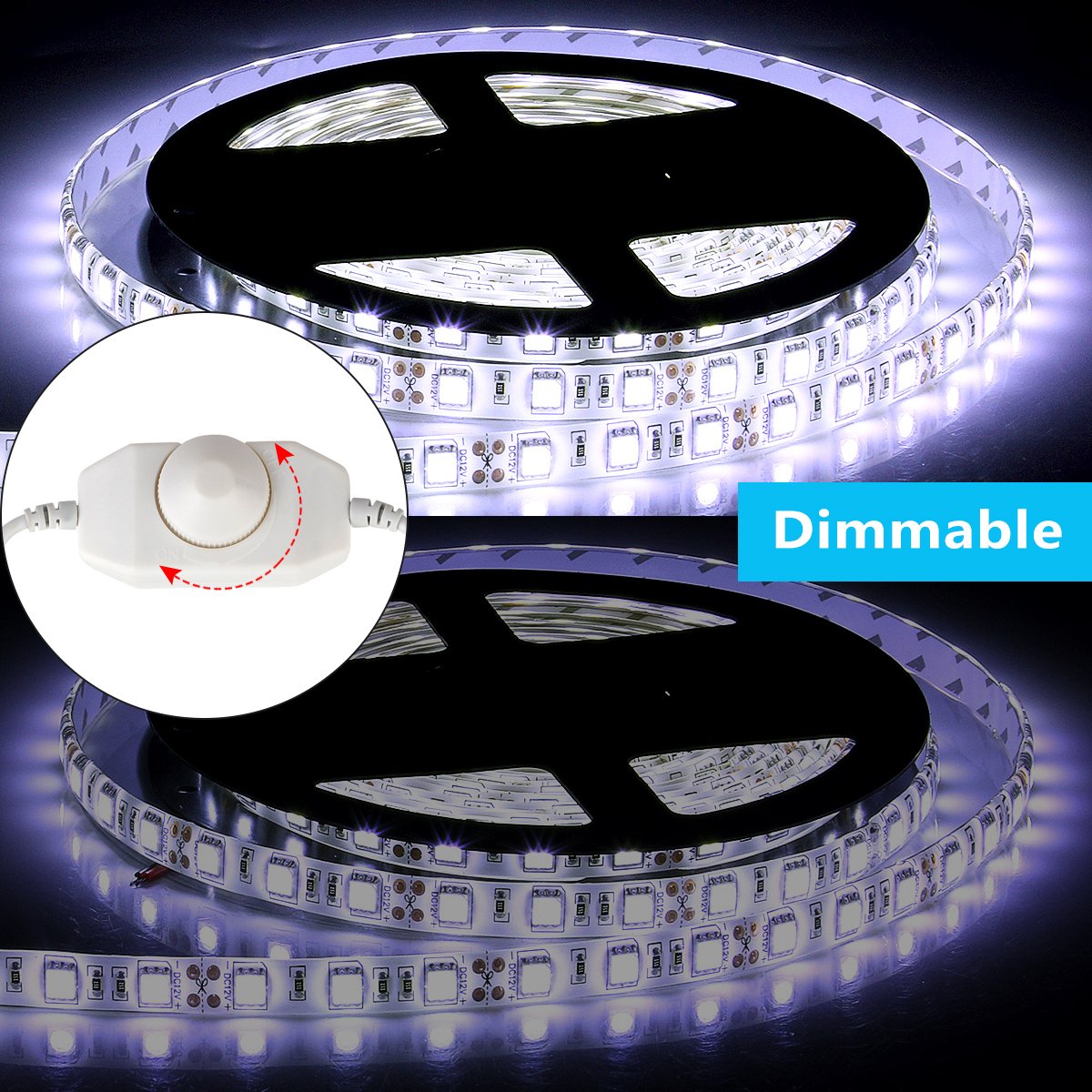 Controller LED Dimmerabile Supernight 12V 5A - Regola Luminosità Strisce LED - Foto 4