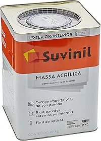 Suvinil Massa Acrílica 25kg - 50687486, Branca, Grande, 1
