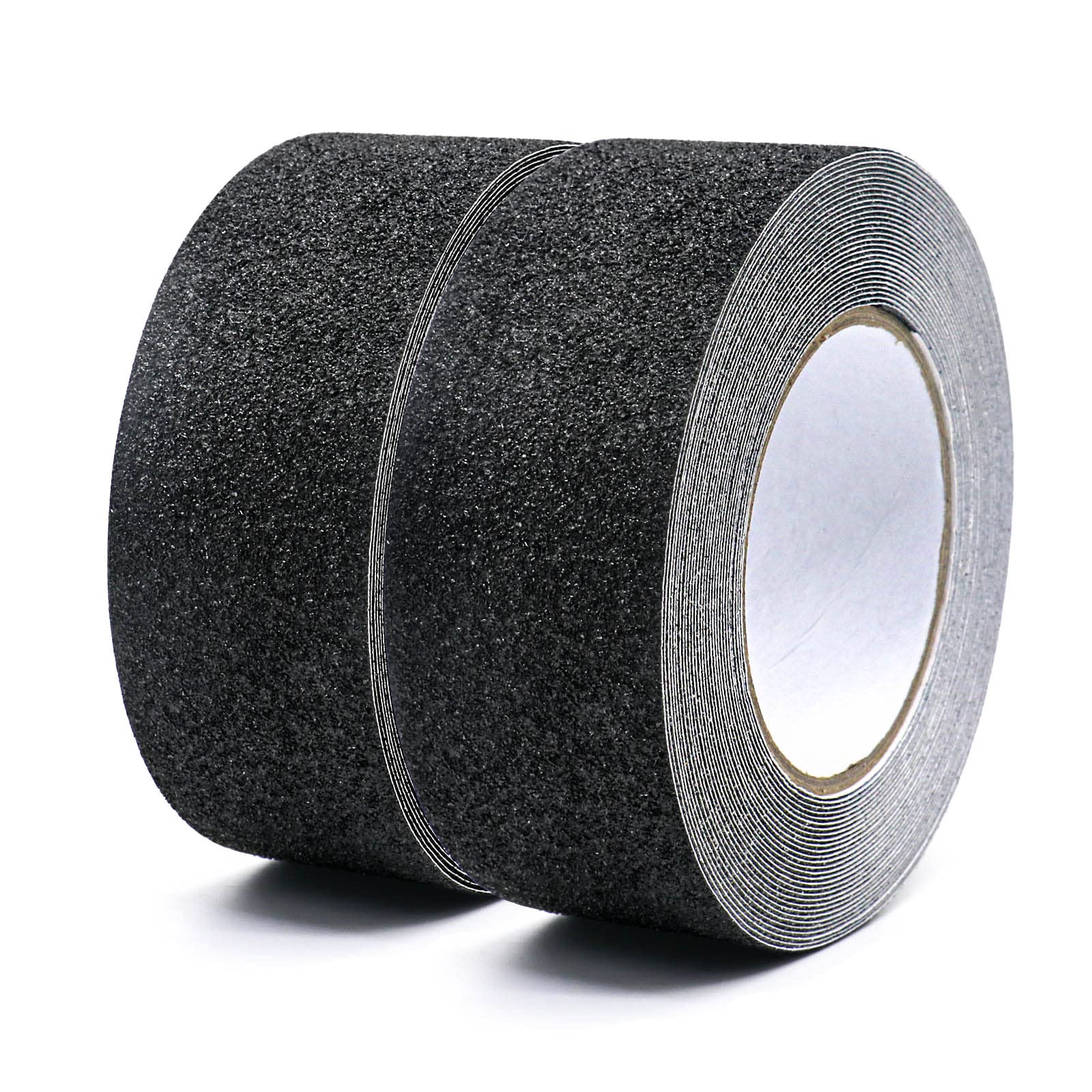 BOMEI PACK Ruban adhésif antidérapant 50 x 10 cm lot de 2 noir