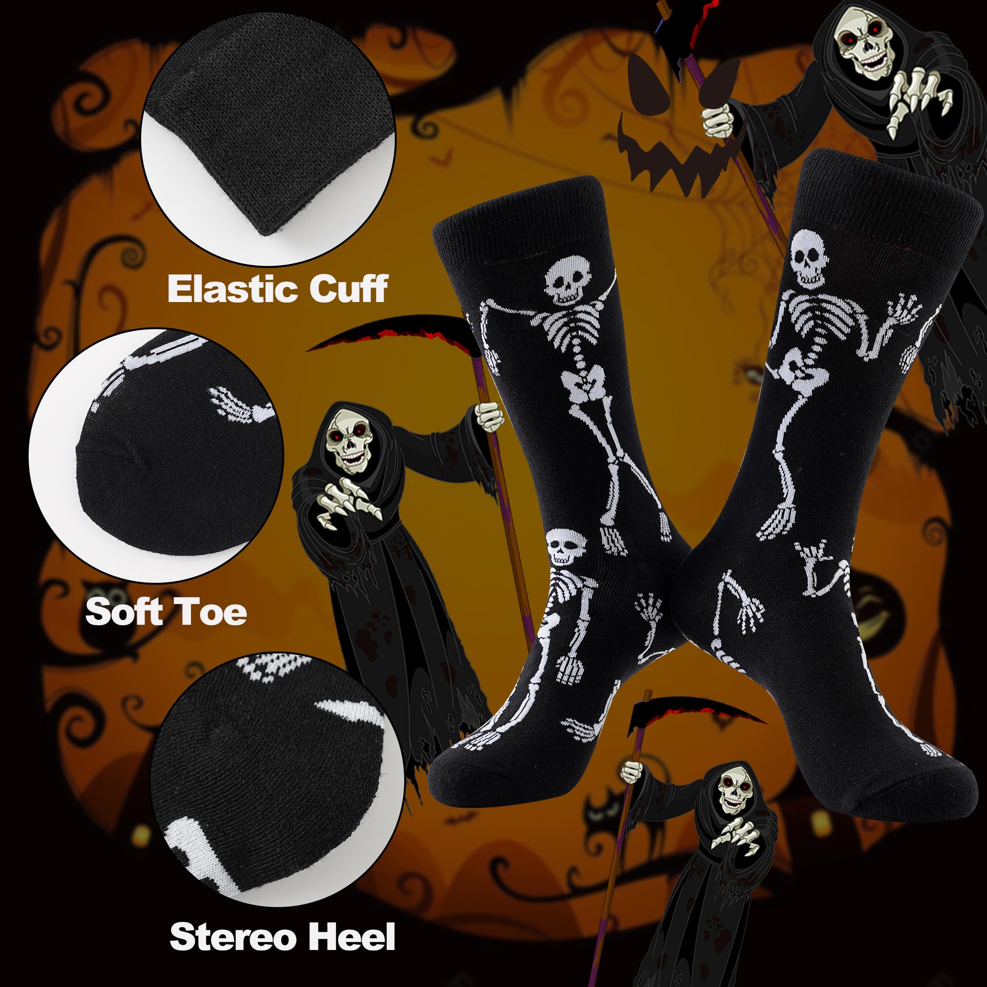 Calzini Vestito Arte da Uomo Calze Fantasia Uomo Calze Lunghe in Cotone Calzini Stampato Famose Moda Colorate Divertente Disegni