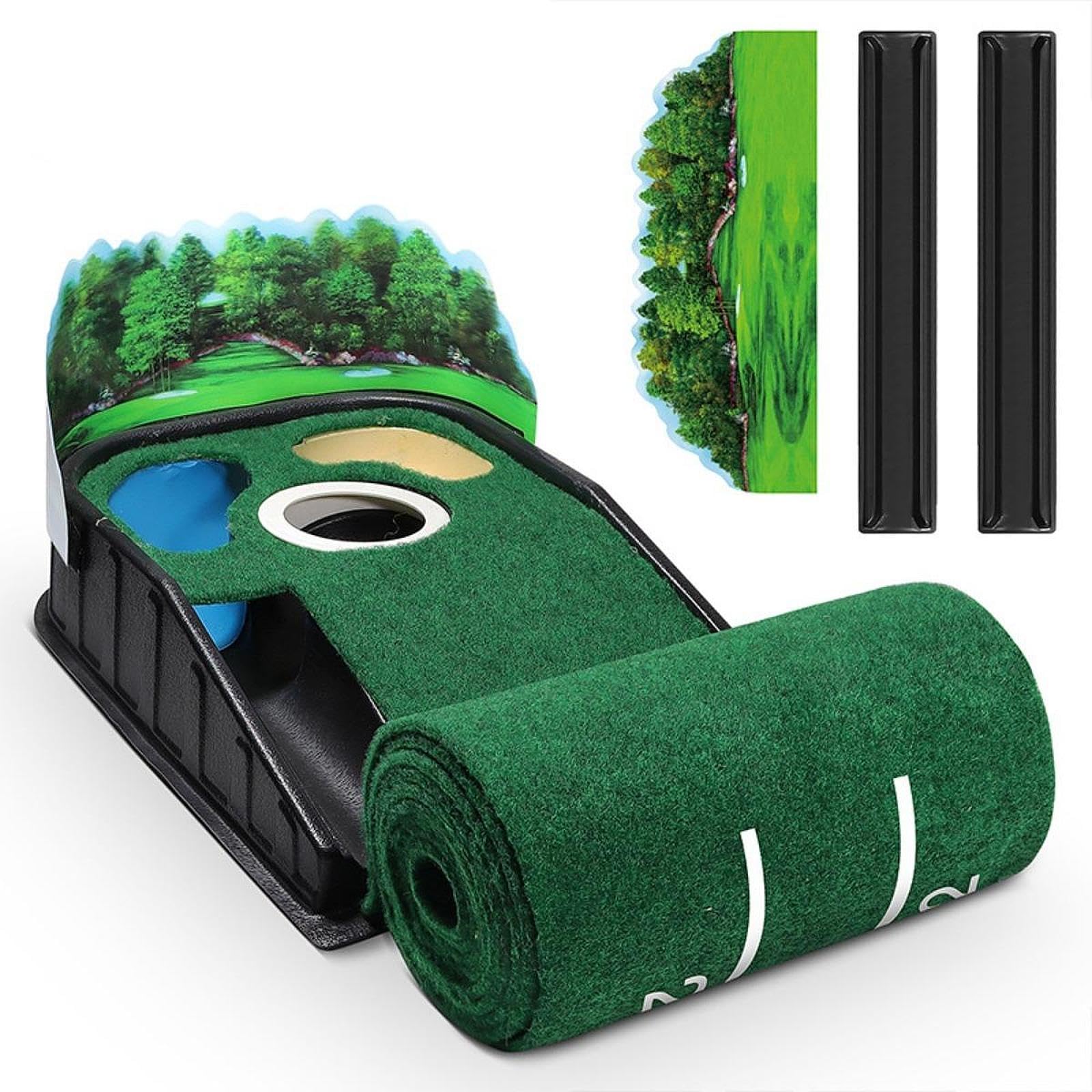 Tapis de Putting de Golf, entraîneur de Putter de Golf, Tapis de Putting de Golf, Tapis de Frappe de Golf améliorant Les compétences de Putting, Tapis