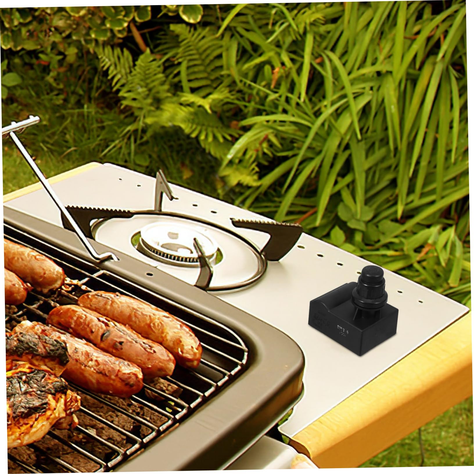 Housoutil Grillstartknopf Zündknopf für Elektrogrill, Schwarz, Abs