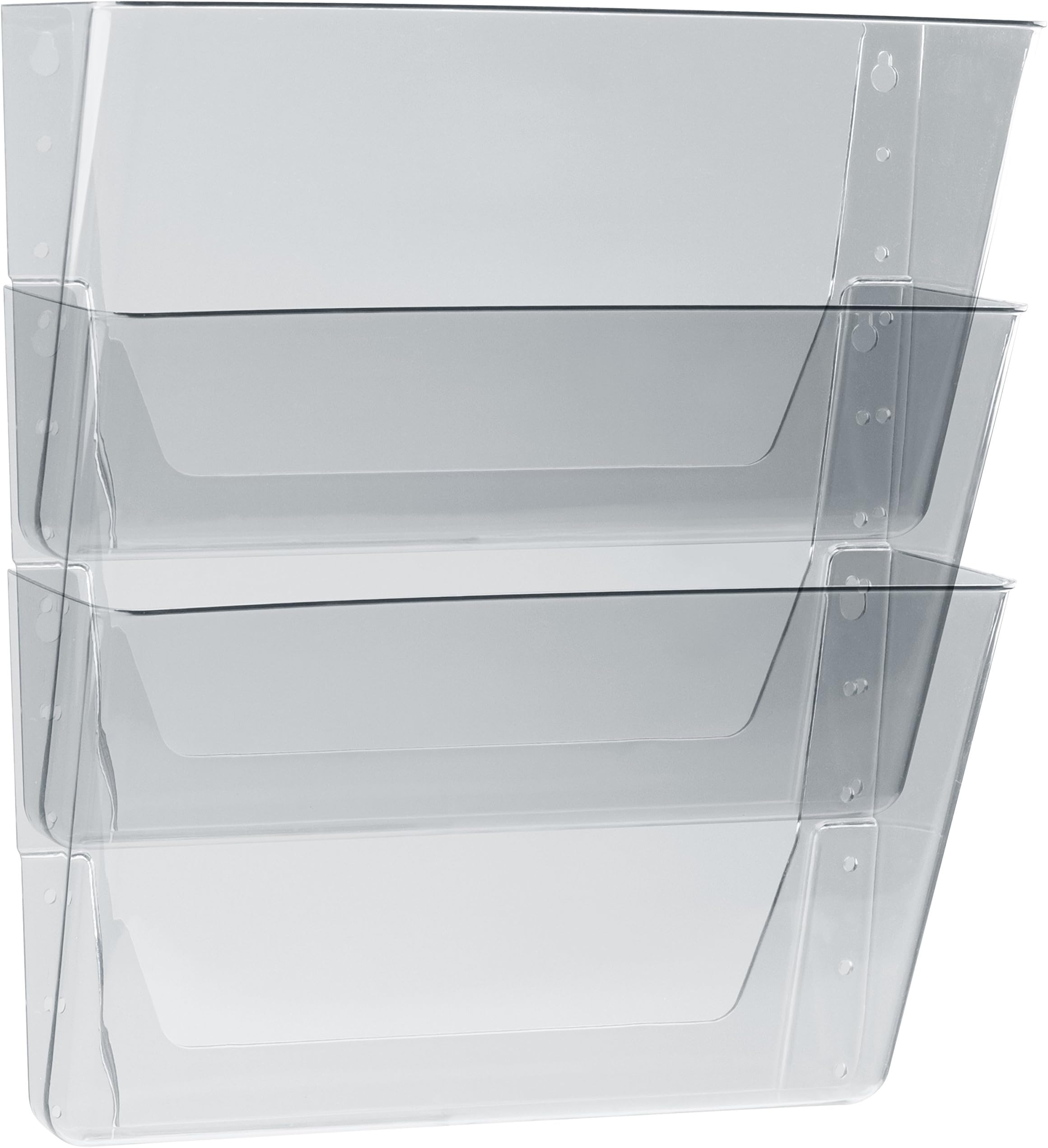 Storex (70245U06C, Clear) - Assorted Hanging Wall File, Clear