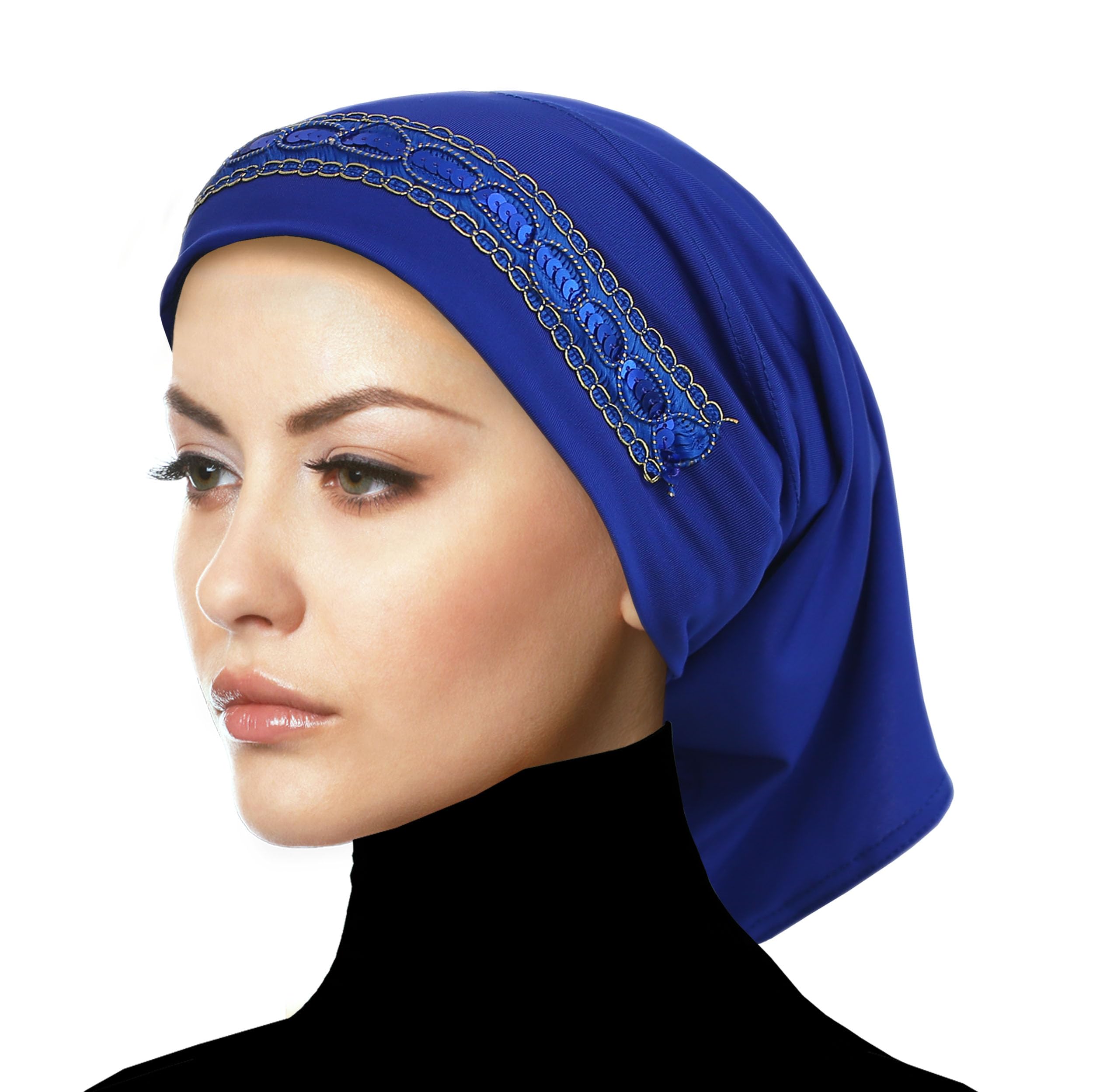 Middle Eastern MallLuxor Underscarf Hijab Beanie Head Wrap Chemo Cap for Cancer Patients