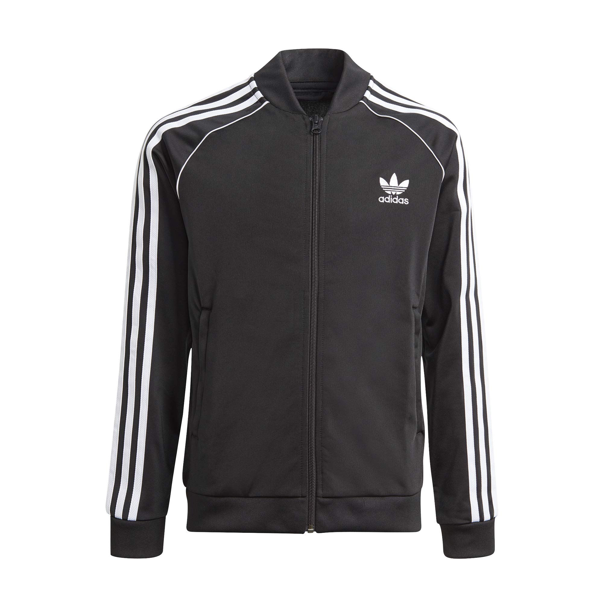 Adidas Adicolor SST dziecięca bluza z zamkiem błyskawicznym, czarno-biała, 15 lat