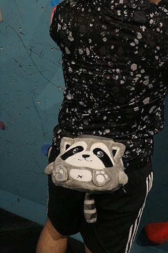 Miniatura 5 de Bolsa de tiza para escalada en roca, bonita bolsa de tiza para bouldering, gimnasio, escalada en interiores y exteriores con cinturón ajustable,