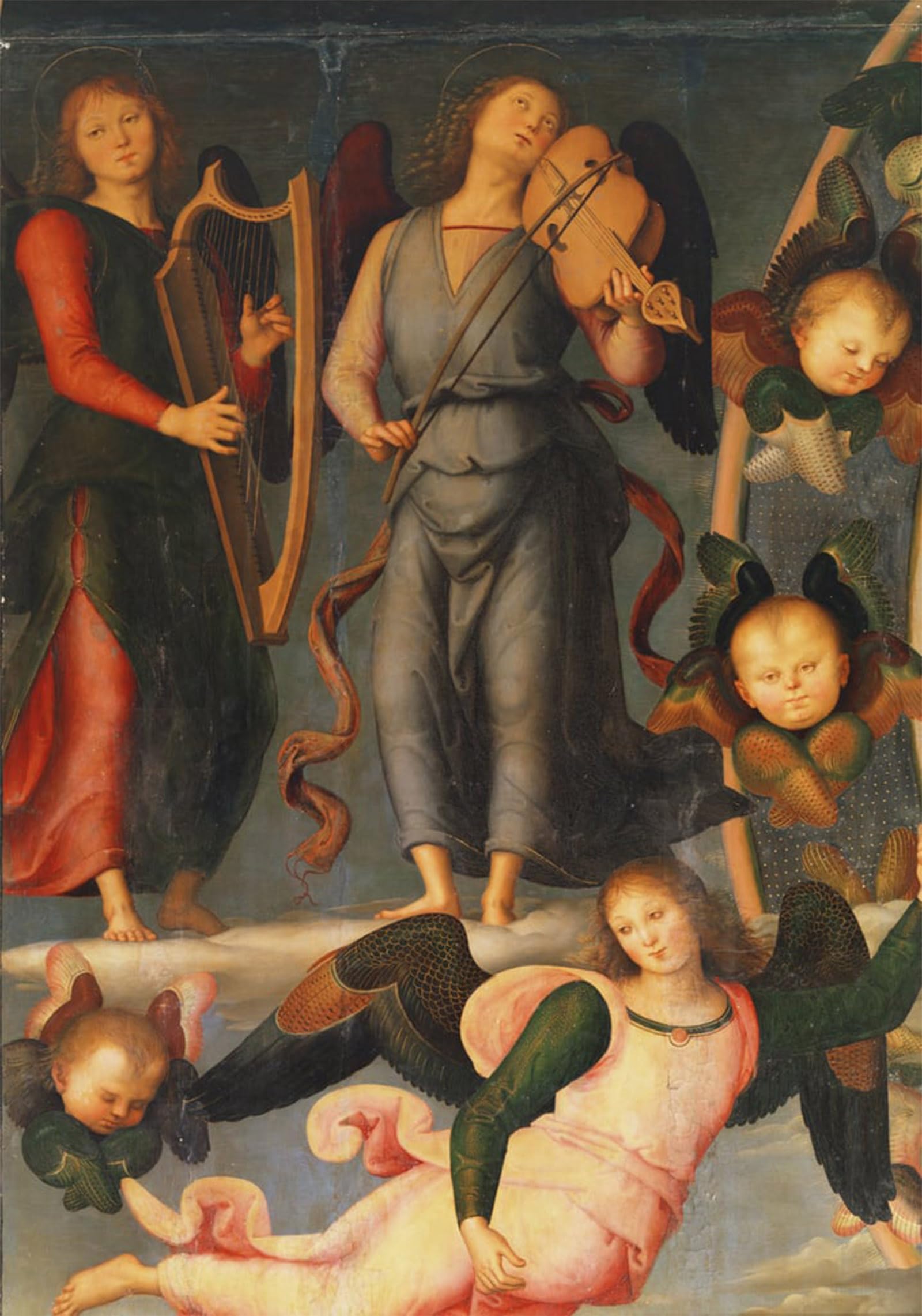 SERENDIPITP Abstract Painting Mural Print Picture Wall Decor Painting Famous Painitng by Pietro Perugino Vintage Wall Artwork for Home Decor 60x90cm